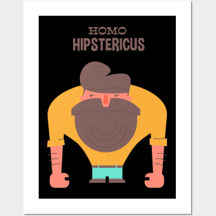 Homo Hipstericus Posters and Art